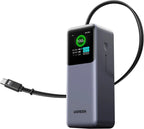 UGREEN Nexode Power Bank 20000mAh 165W with Built-in USB C Cable Laptop Travel Portable Charger,Fast Charging for iPhone 17/16
