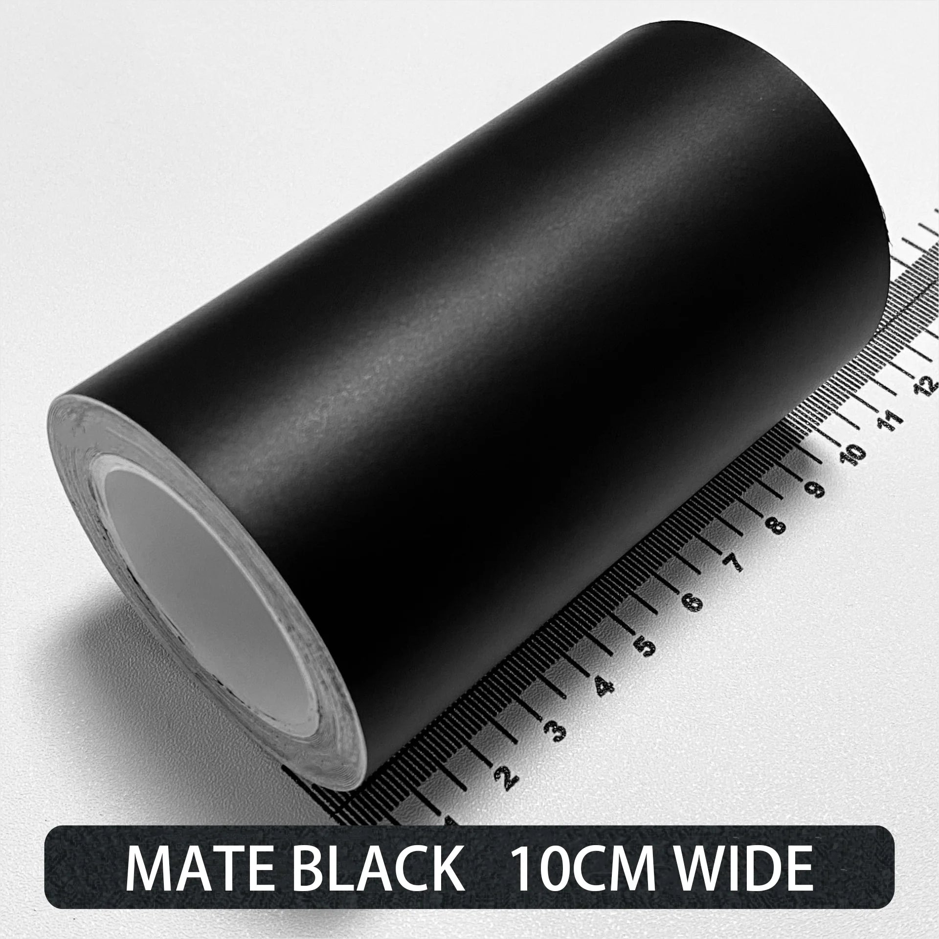 Carbon Fiber Automotive Adhesive Tape Roll Matte Black Protective Car Film Self-Adhesive Film 3D Vinyl Car Film Accessories