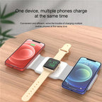 Qi2 MagFold — 30W 3-in-1 Wireless Charger