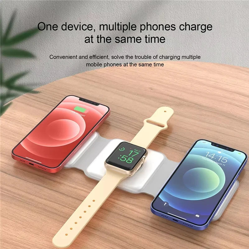 Qi2 MagFold — 30W 3-in-1 Wireless Charger