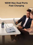 UGREEN Nexode Power Bank 20000mAh 165W with Built-in USB C Cable Laptop Travel Portable Charger,Fast Charging for iPhone 17/16