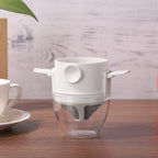 Foldable Portable Coffee Filter Coffee Maker Stainless Steel Drip Coffee Tea Holder Reusable Paperless Pour Over Coffee Dripper