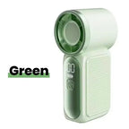Portable Handheld Mini Fan 5 Speed Adjust Type c Rechargeable Fan Digital Display Desktop Fan Outdoor