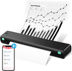 Mini Wireless Thermal Label Printer — Bluetooth Mobile Print