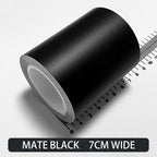 Carbon Fiber Automotive Adhesive Tape Roll Matte Black Protective Car Film Self-Adhesive Film 3D Vinyl Car Film Accessories