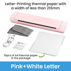 Phomemo M08F A4 Thermal Printer Portable Wireless Bluetooth Printer for Tattoo Stencils Compatible with Phone PC