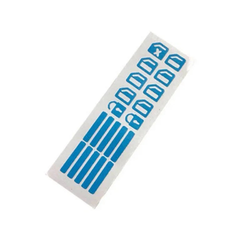 18Pcs/set Car Luminous Door Window Lift Button Stickers Car Windows Control Panel Decals Car Interior Sticker Auto Accessories