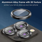 3Pcs Camera Lens Glass Protector For iPhone 11 12 13 14 15 16 Pro Max 12 13 Mini Protective Glass For iPhone 14 15 16 Plus
