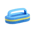 Multi Functional Cleaning Sponge with Handle for Kitchen Bathroom Tile Glass Bathtub Stain Removal Easy Grip Design