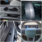 Carbon Fiber Automotive Adhesive Tape Roll Matte Black Protective Car Film Self-Adhesive Film 3D Vinyl Car Film Accessories