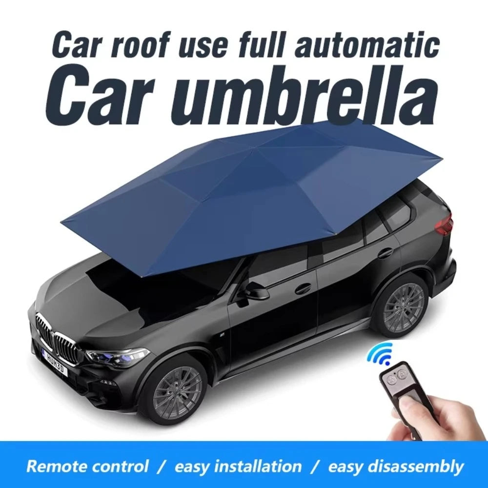 Auto-Electric Car Parking Umbrella — 3.8 × 2.7m
