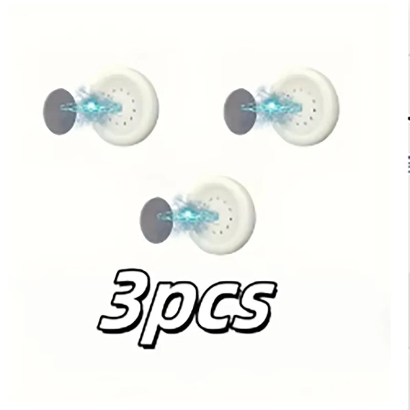 3pcs No Drill Magnetic Remote Holder - Wall Mount for TV/AC/DVD Remotes, White Space-Saving Design