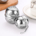 Stainless Steel Ball Tea Leaking Ball Tea Leaking Mesh Filter Tea Strainer Tea Maker With Rope Chain Kitchen Tools