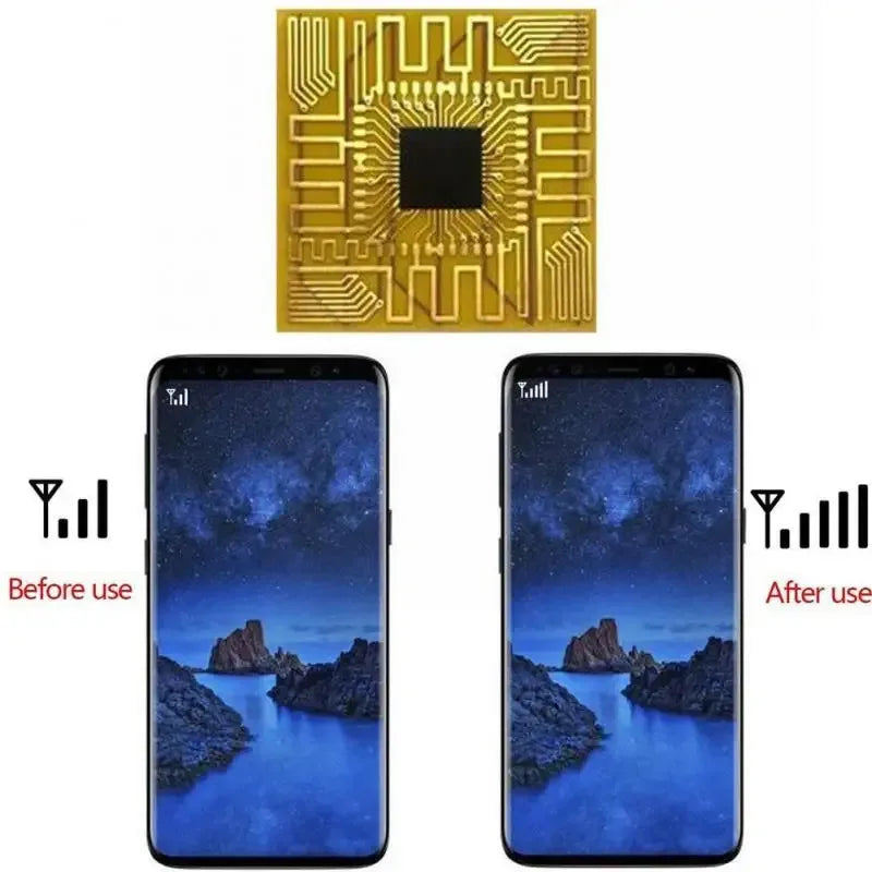 Phone Signal Booster Sticker, Mobile Network Signal Enhancement for iPhone Samsung, Cell Phone Internet Booster Accessories