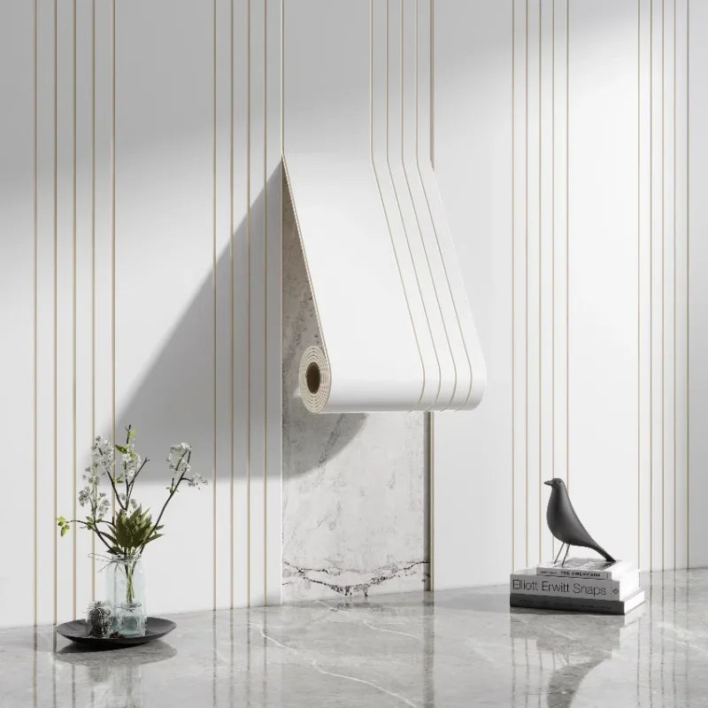 3D Grille Waterproof Self-Adhesive Wall Panels,Stick Wall , Modern Textured PVC Interior Design, Easy Install Home Decoration