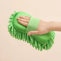 【DM】Microfiber Car Washer Sponge Cleaning Car Care Detailing Brushes Washing Towel Auto Gloves Styling Accessories