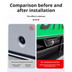 SEAMETAL 2/4PCS Universal Car Camera Lens Protector Anti Scratch Waterproof Car Rear View Backup Camera Cover for Car Accessorie