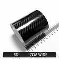 Carbon Fiber Automotive Adhesive Tape Roll Matte Black Protective Car Film Self-Adhesive Film 3D Vinyl Car Film Accessories