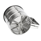HILIFE Pastry Baking Tools Bakeware Baking Icing Sugar Shaker Powder Flour Mesh Sifter Cup Stainless Steel Sieve Cup