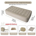 Interior Air Mattress Glamping Mats PVC Inflatable Sleeping Mattress Luxury 2 Person Camping Bed Mat Built-in Pump Thicken Mat