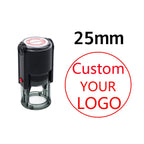 Custom Self-Inking Stamp With Your Own Logo,Photosensitive Ink / Rubber Stamp,Personalize Your Logo Multiple Ink Color Option