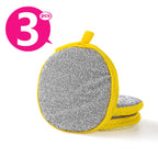 10/5/3PCS Double Side Dishwashing Sponge Dish Washing Brush Pan Pot Dish Wash Sponges Household Cleaning Reusable Kitchen Tools