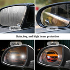 2pcs Universal Anti-Fog Anti-glare Rainproof Car Tuning Rearview Mirror Trim Film Cover Exterior Parts Car Glass Accessories