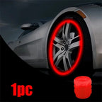 Luminous Valve Caps Fluorescent Night Car Tire Valve Caps Motorcycle Bike Glowing Decor Wheel Nozzles Tyre Cap Car Accessories