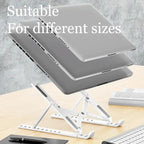 Adjustable Laptop Stand — Foldable, 10-Position Tilt