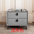Modern Wooden Bedside Table — Drawer Storage Nightstand