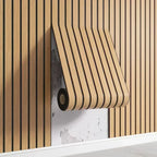 3D Grille Waterproof Self-Adhesive Wall Panels,Stick Wall , Modern Textured PVC Interior Design, Easy Install Home Decoration