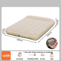 Interior Air Mattress Glamping Mats PVC Inflatable Sleeping Mattress Luxury 2 Person Camping Bed Mat Built-in Pump Thicken Mat