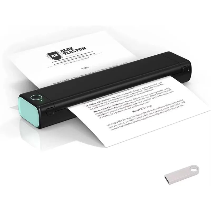 Mini Wireless Thermal Label Printer — Bluetooth Mobile Print