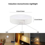 Type-C Rechargeable Motion Sensor LED Night Light for Kitchen Bedroom Stairs Hallway Cabinet Closet Wardrobe - Energy Efficient