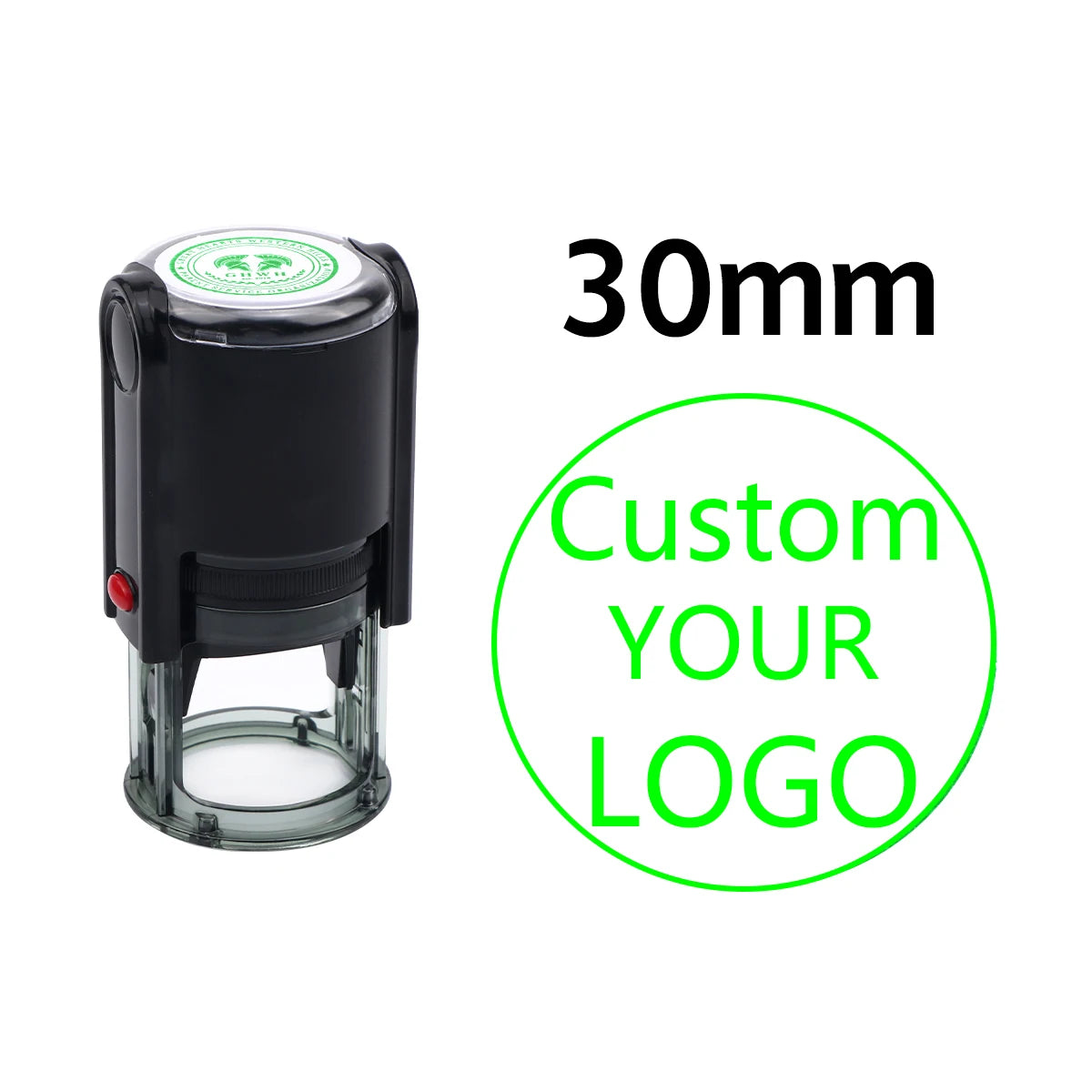 Custom Self-Inking Stamp With Your Own Logo,Photosensitive Ink / Rubber Stamp,Personalize Your Logo Multiple Ink Color Option