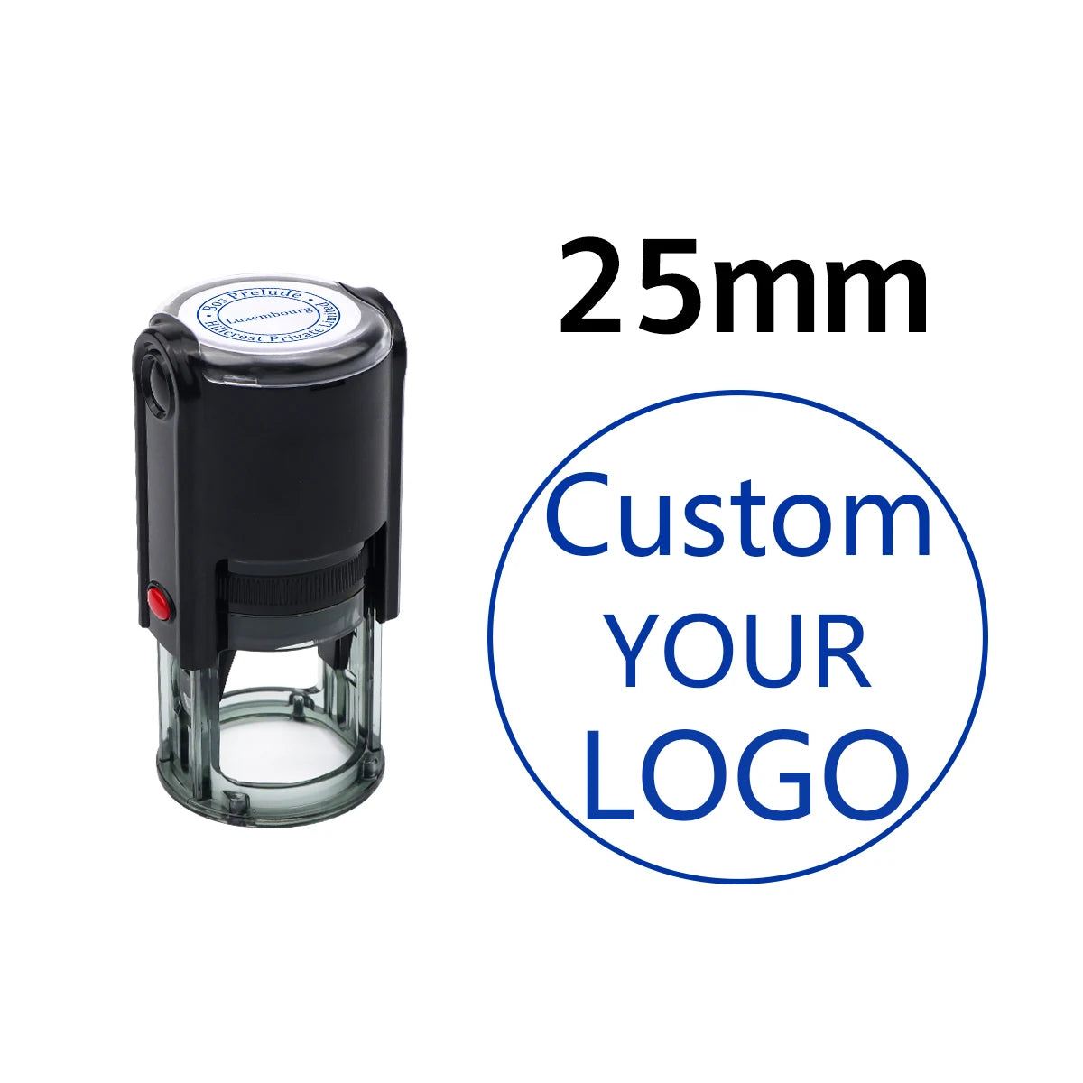 Custom Self-Inking Stamp With Your Own Logo,Photosensitive Ink / Rubber Stamp,Personalize Your Logo Multiple Ink Color Option