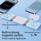 Qi2 MagFold — 30W 3-in-1 Wireless Charger