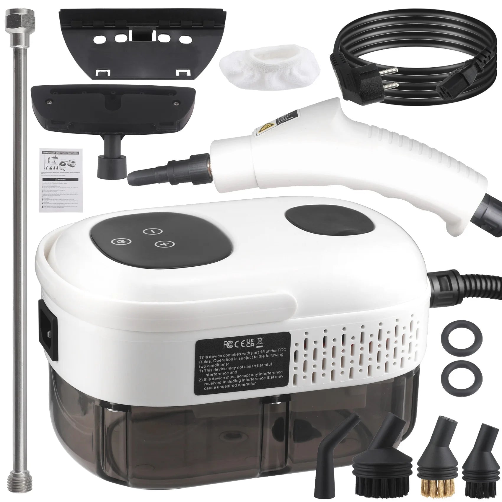 High-Temperature Steam Cleaner，2800W Heavy-Duty ，For Kitchen Grease & Range Hood Cleaning