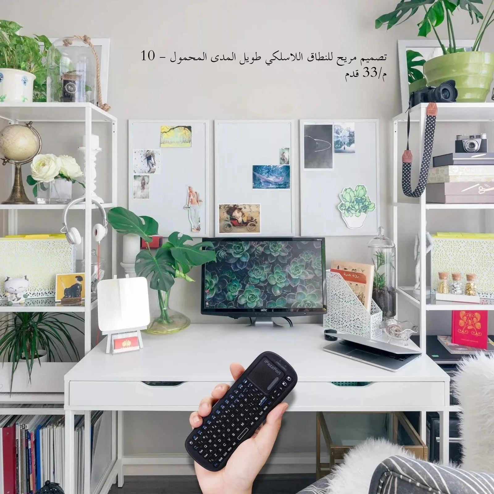 iPazzPort Mini Bluetooth＆ 2.4GHz Wireless Keyboard with Touchpad MouseCombo for Android TV Box/PC/Tablet/PS4/Raspberry Pi 3/HTPC