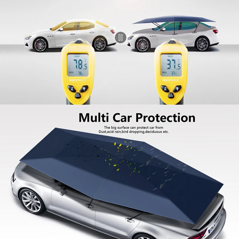 Foldable Car Umbrella — Windshield Sun Shade & Heat Shield