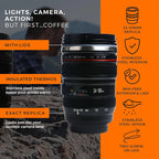 Coffee Mug Thermal  Camera Len Cup Tnsulated Water Bottle  Stainless Steel Tumbler Leakproof Vacuum Flasks for Camping Drinkware