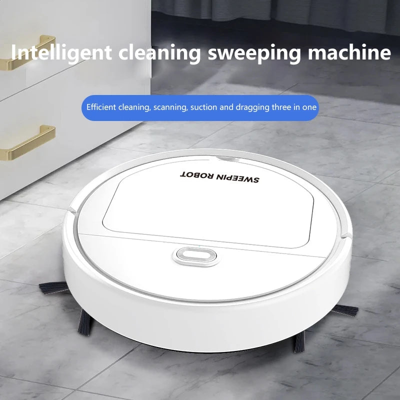 2026 New 3in 1 Smart Sweeping Robot Vacuum Cleaner 4000Pa Strong Suction ForBedroom Living Room Hard Floors Pet Hair Carpets