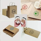 Custom Self-Inking Stamp With Your Own Logo,Photosensitive Ink / Rubber Stamp,Personalize Your Logo Multiple Ink Color Option