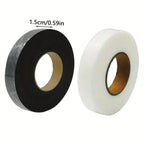 2Roll Black White Double-sided Interlining Adhesive Fabric Clothes Iron On Hem Tape Interlining Web DIY Sewing Patchwork Acces
