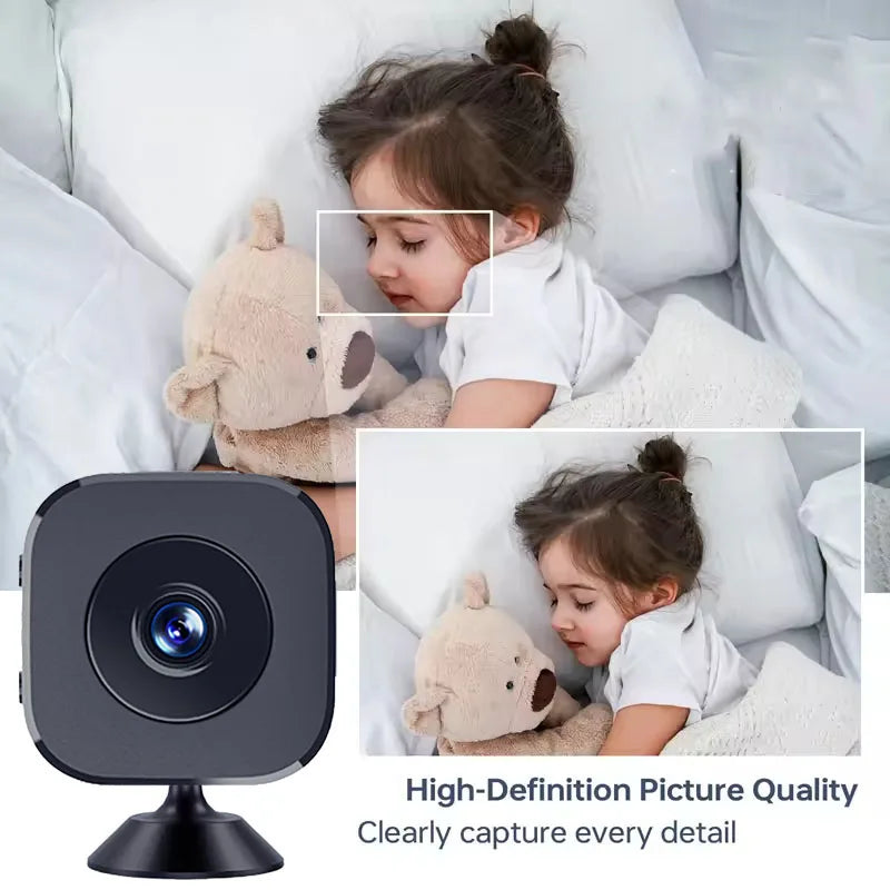 1080p Mini WiFi Camera — Night Vision & Motion Detect