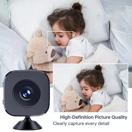 1080p Mini WiFi Camera — Night Vision & Motion Detect