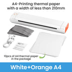 Phomemo M08F A4 Thermal Printer Portable Wireless Bluetooth Printer for Tattoo Stencils Compatible with Phone PC