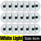 50/1PCS Luminous Cup Stickers Lights 6cm LED Bottles Coaster Lamps for Bar KTV Wedding Party Cocktail Drink Cups Vase Decoration
