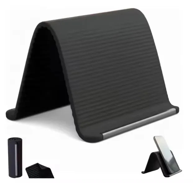 Flexible Phone & Tablet Stand — Foldable Desk Holder