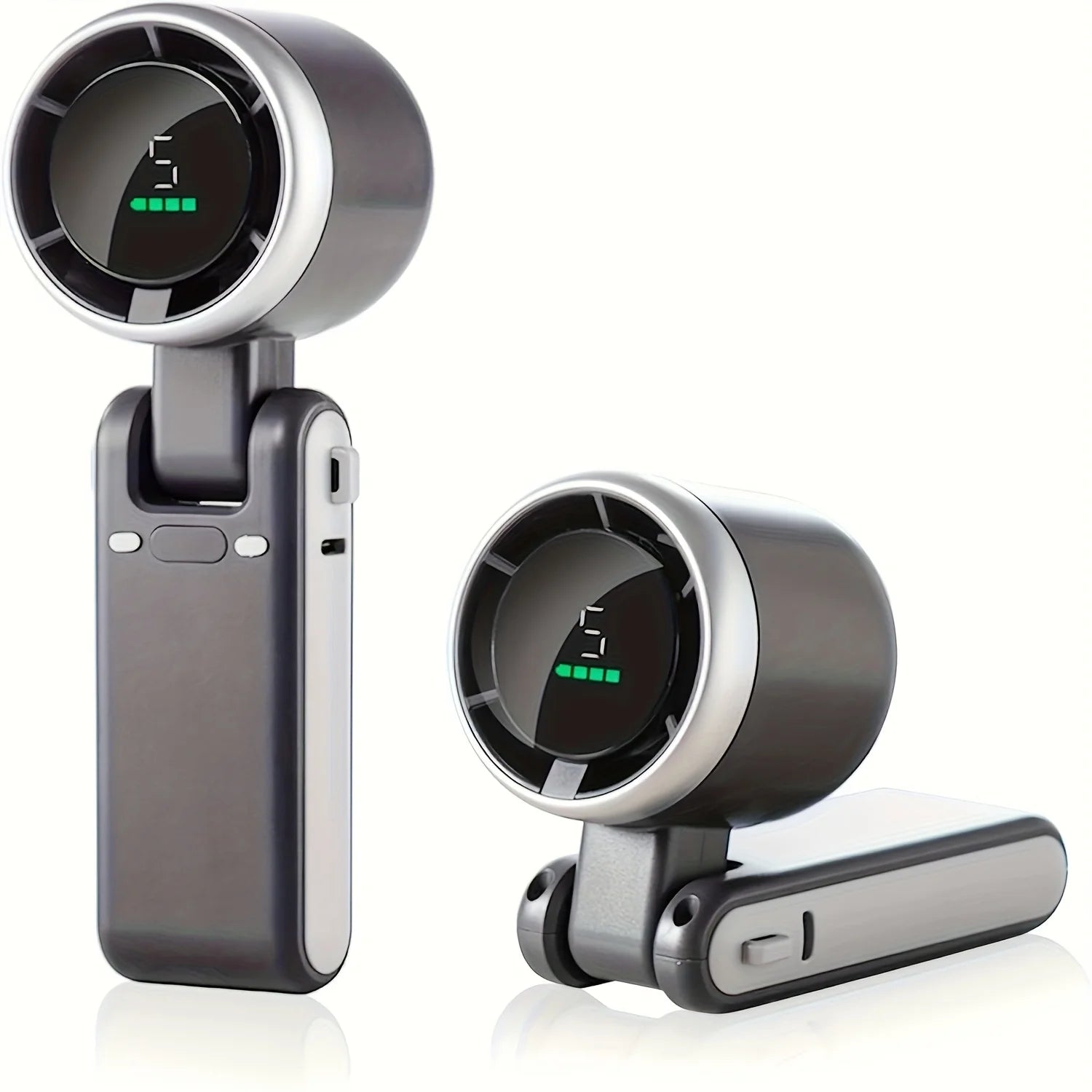 Portable Mini Handheld Fan Multi-functional Foldable Fan USB Rechargeable Mini Turbine Fan Mini Table Fan